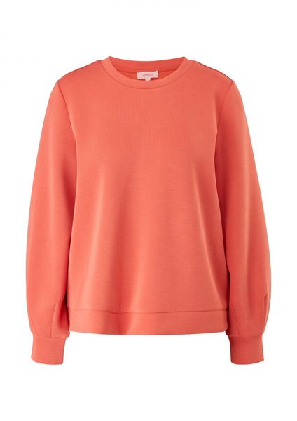 s.Oliver Red Label Sweatshirt in a scuba look - orange (2061)