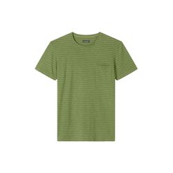 Marc O'Polo T-shirt en jersey slub doux - vert (M49)