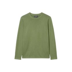 Marc O'Polo Sweater in soft cotton silk quality - green (437)
