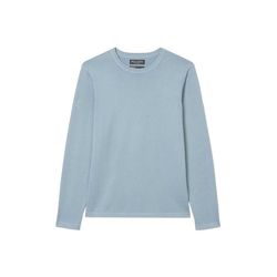 Marc O'Polo Sweater in soft cotton silk quality - blue (866)