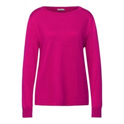 Street One Sweater with U-boat collar - pink (13611)
