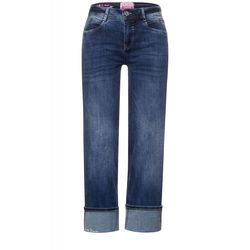 Street One Casual fit jeans en 7/8 - bleu (13783)