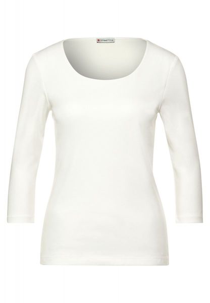 Street One Shirt unicolore - blanc (10108)