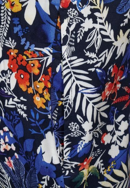 Cecil mit Kleid S blau (30128) - Blumenprint -