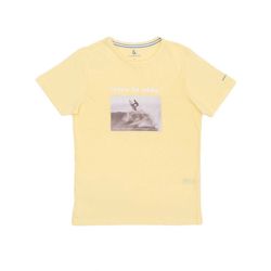 Colours & Sons T-shirt with chest print - yellow (103)
