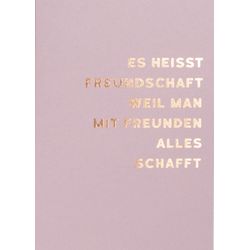 Räder Friendship card - Es heisst Freundschaft - pink (0)