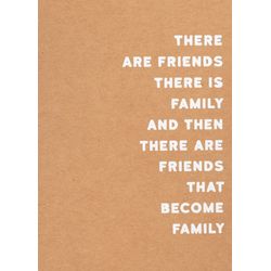 Räder Friendshipcard - There are friends - brown (0)