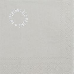 Räder Napkin - Empfehlung des Hauses (25x25cm) - gray (0)
