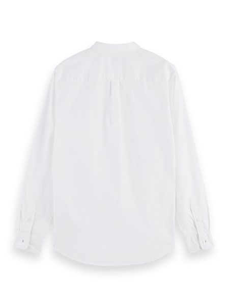 Scotch & Soda Regular fit : chemise unie - blanc (0006)