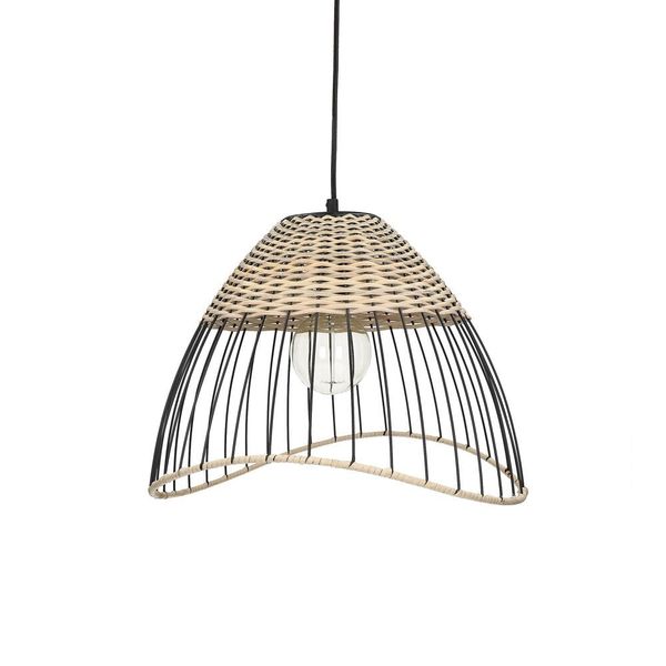 Pomax Hanging lamp (Ø42x28cm) - Trix - black/beige (00)
