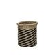 Pomax Seaweed basket - Sumbawa - black/beige (S)