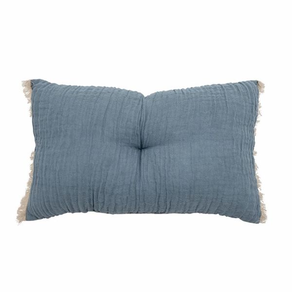 Bloomingville Cushion (40x25cm) - Adita - blue/beige (00)