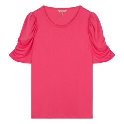 Esqualo Top puff sleeve - pink (520)
