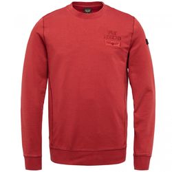 PME Legend Rundhals Pullover - Terry - rot (3181)