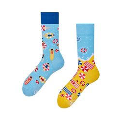 Many Mornings Chaussettes - Beach Plese - bleu (00)