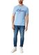 s.Oliver Red Label Regular fit: T-Shirt mit Label-Print - blau (5334)