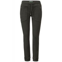 Street One Jeans loose fit avec taille élastique - vert (13684)