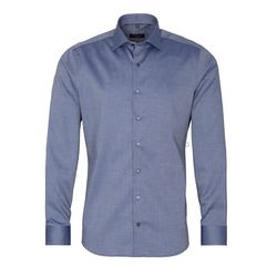 Eterna Slim fit: business shirt - blue (18)