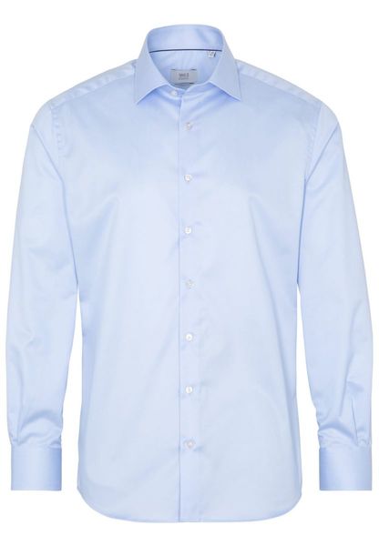 Eterna Long sleeve shirt Modern Fit - blue (10)