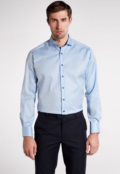 Eterna Modern Fit Shirt - blue (10)