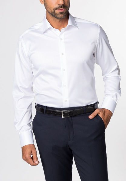 Eterna Long sleeve shirt Modern Fit - white (00)