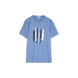 Armedangels Organic cotton T-shirt - Jaames Palmtrees - blue (1982)