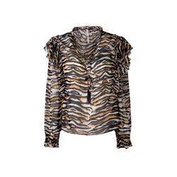 Pepe Jeans London Blouse with flounces - Liberty - black/brown/beige (0AA)