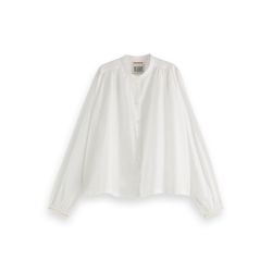 Scotch & Soda Chemise coupe ample avec broderie - blanc (0001)