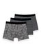 Scotch & Soda 3-pack printed boxer shorts - gray (0218)