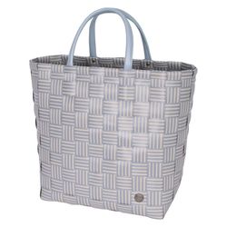 Handed by Recycled plastic shopper - Joy - gray/blue (86)
