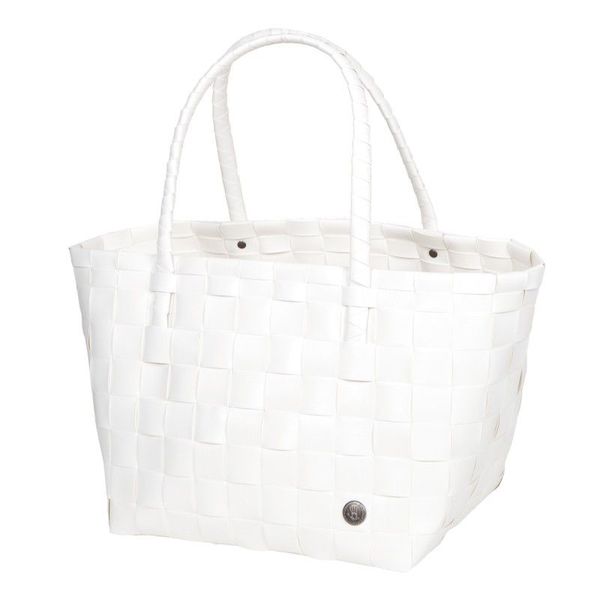 Handed by Recycled plastic shopper - Paris - white (00)