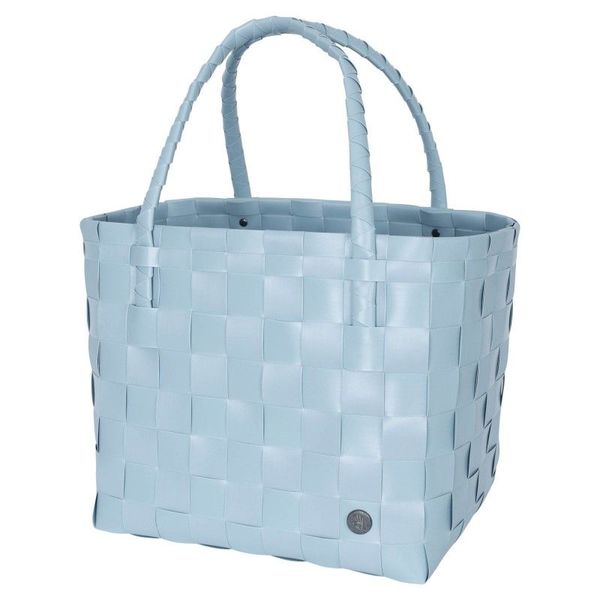 Handed by Recycled plastic shopper - Paris - cyan (45)