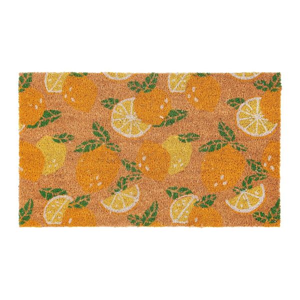 SEMA Design Fußmatte aus Kokos (73x43cm)  - orange/braun (00)