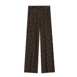 Yerse Trousers Floral pattern - black (100)