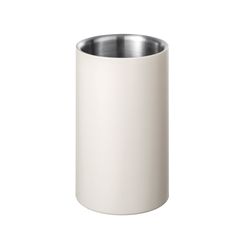 Blomus Flaschenkühler (Ø12x19.5cm) - Easy - silver/beige (00)