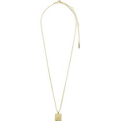Pilgrim Collier avec pendentif rectangulaire - Thankful - gold (GOLD)