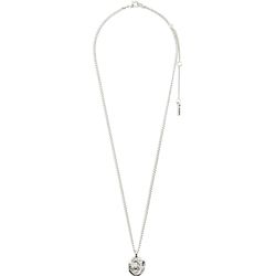 Pilgrim Necklace with pendant - Jola - silver (SILVER)