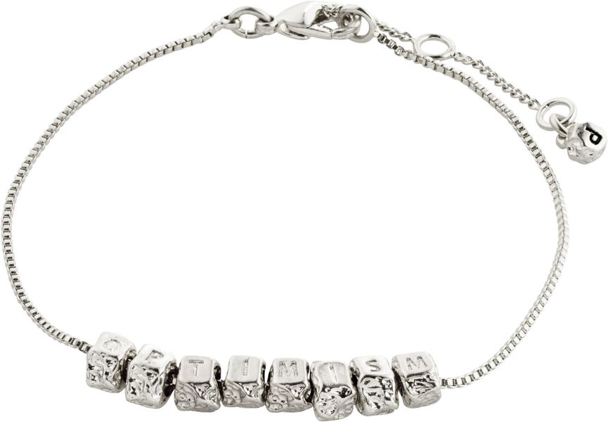 Pilgrim Armband mit Charms - Courageous - silver (SILVER)