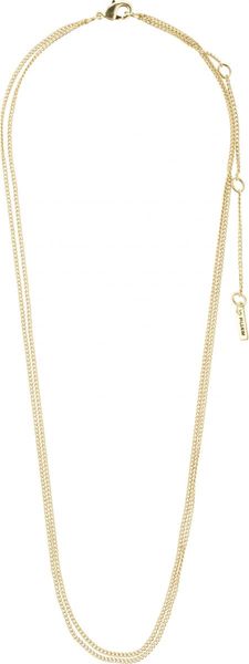 Pilgrim 2-in-1 necklace - Jojo - gold (GOLD)
