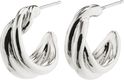 Pilgrim Twisted Creoles - Courageous - silver (SILVER)