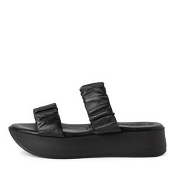 Tamaris Leather sandals - black (001)