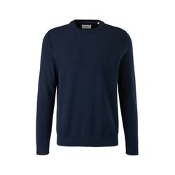 s.Oliver Red Label Cotton fine knit sweater - blue (5978)