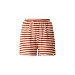 Q/S designed by Slim fit: Shorts with a ribbed texture - beige (28G4)
