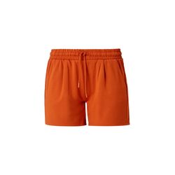 Q/S designed by Regular fit: shorts with an elasticated waistband - orange (2804)