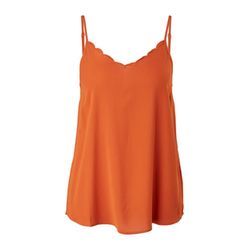 Q/S designed by Viscose blouse top - orange (2804)