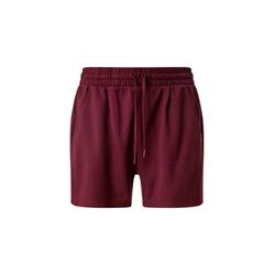 Q/S designed by Regular fit: shorts with an elasticated waistband - pink/red (4933)