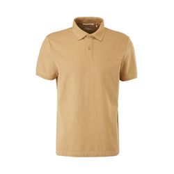 s.Oliver Red Label Cotton piqué polo shirt - brown (8468)