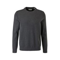 s.Oliver Red Label Pull en tricot fin de coton - gris (98W2)