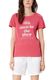 s.Oliver Red Label T-shirt à inscription imprimée - rose (45D0)