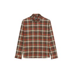 Marc O'Polo Shirt Regular with check pattern - brown (A36)